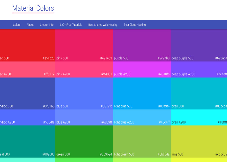 Material Colors